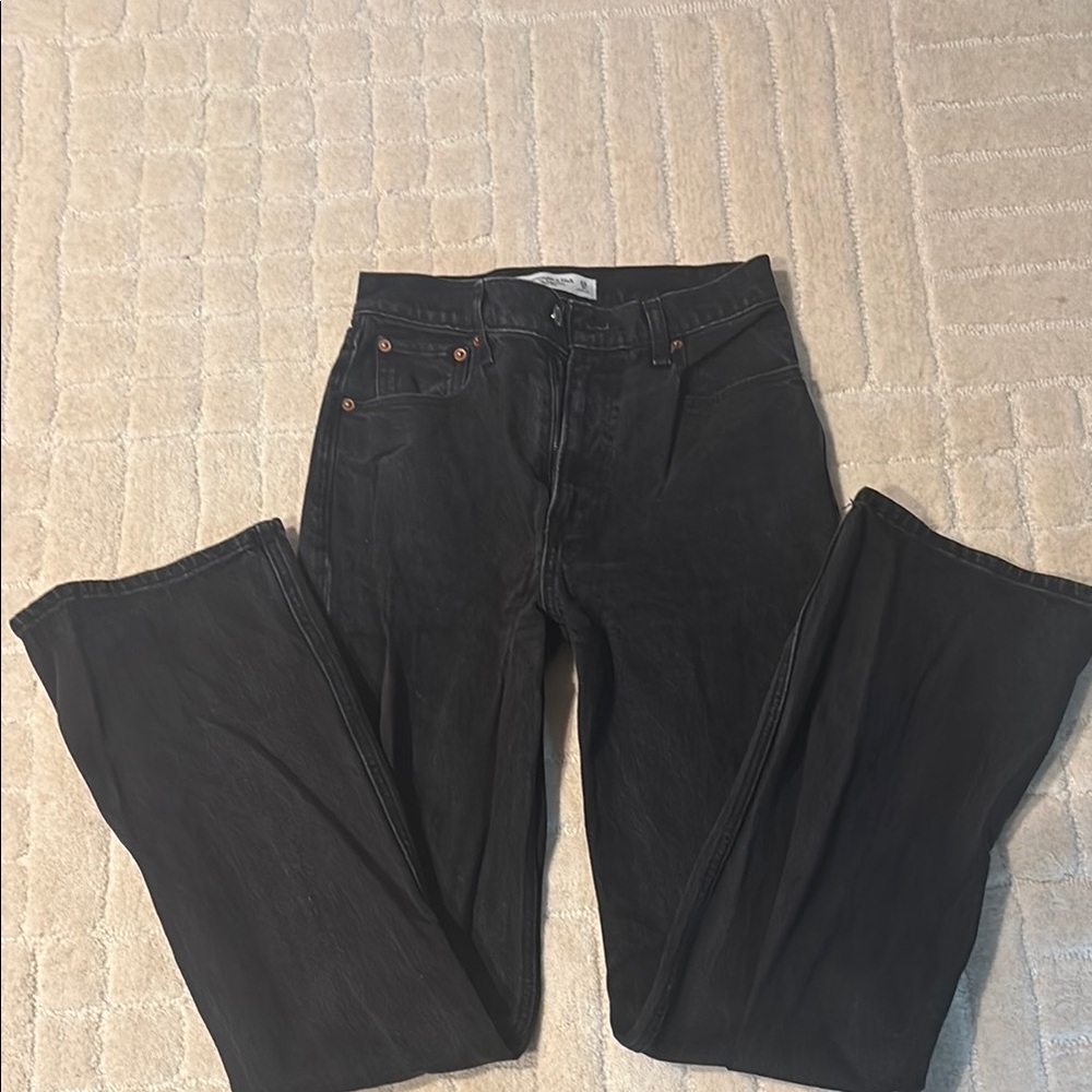 Abercrombie & Fitch Black Straight Jeans Classic Style
